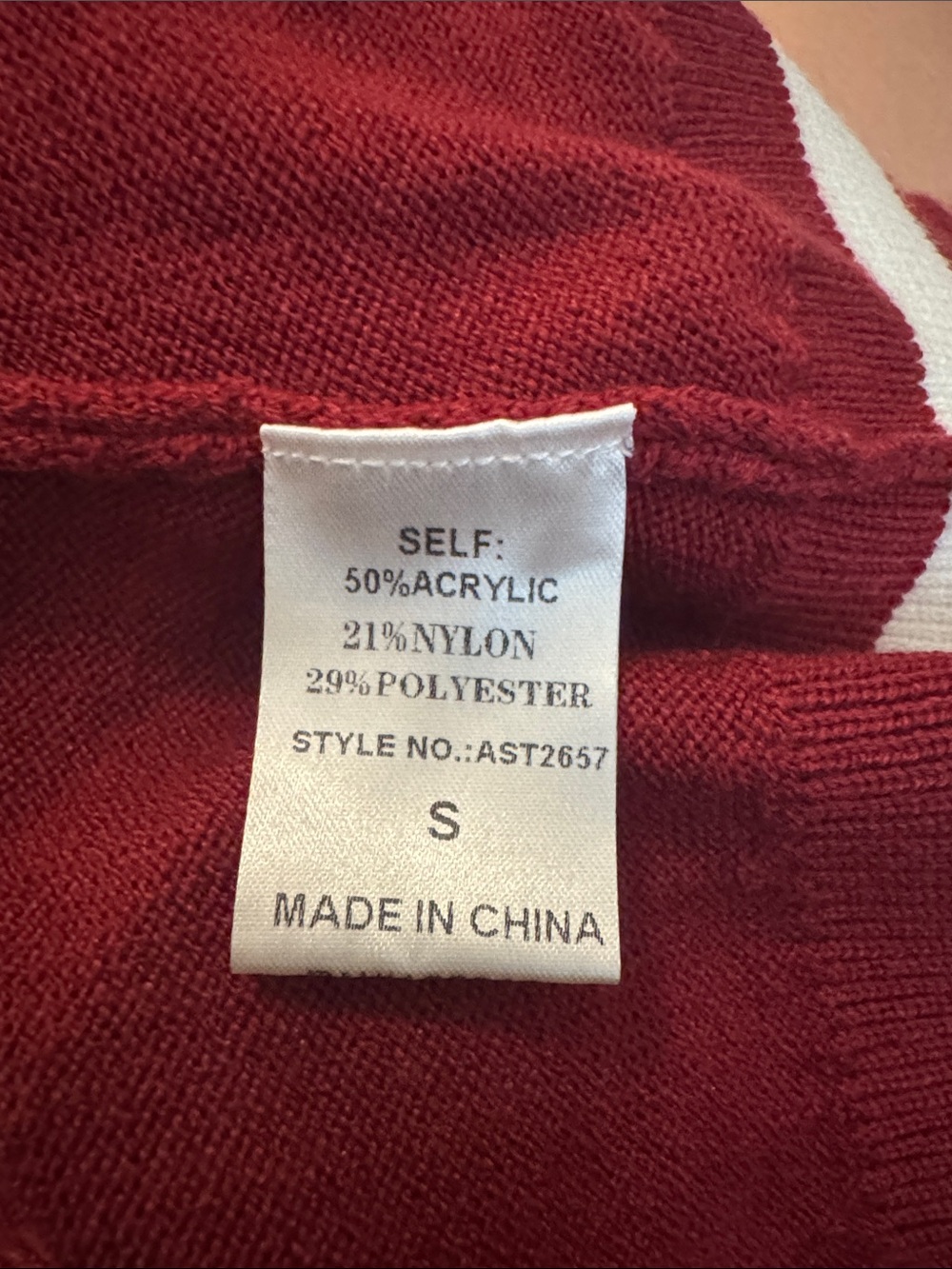 Day + Moon Women's Red College Sweater Skirt Small NWT - Picture 10 of 12